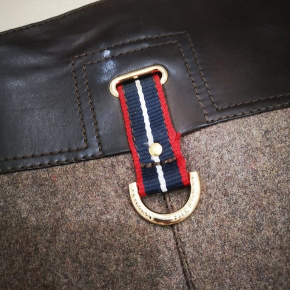 Tommy Hilfiger Knee High Brown Leather Equestrian Boots size 6.5M - Picture 6 of 7